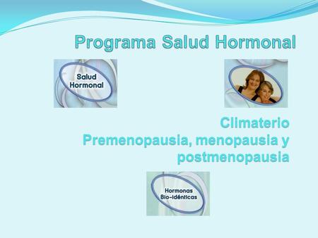Programa Salud Hormonal
