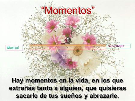 “Momentos” “Los Iracundos” Musical