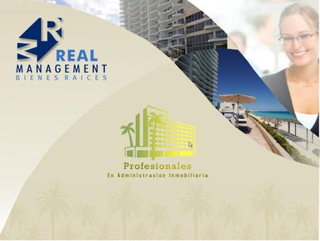 REAL MANAGEMENT es una empresa fundada en el 2002, con el objetivo de brindar un servicio de calidad a propietarios y constructores de inmuebles. Las.