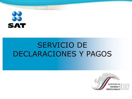 SERVICIO DE DECLARACIONES Y PAGOS