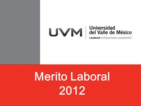 Merito Laboral 2012.