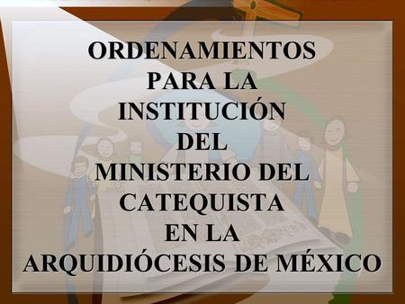 1) Perfil del Catequista