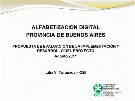 ALFABETIZACION DIGITAL PROVINCIA DE BUENOS AIRES