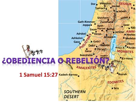 ¿OBEDIENCIA o REBELIóN?