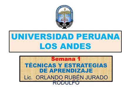 UNIVERSIDAD PERUANA LOS ANDES