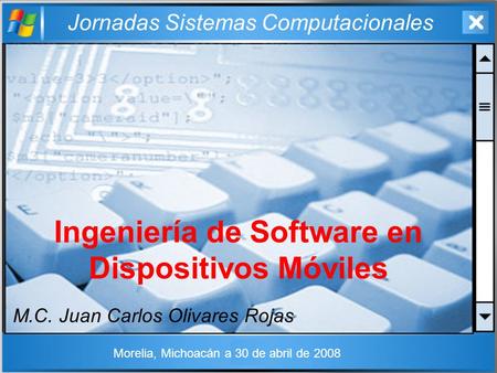 Ingeniería de Software en Dispositivos Móviles