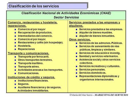 Clasificación Nacional de Actividades Económicas (CNAE)