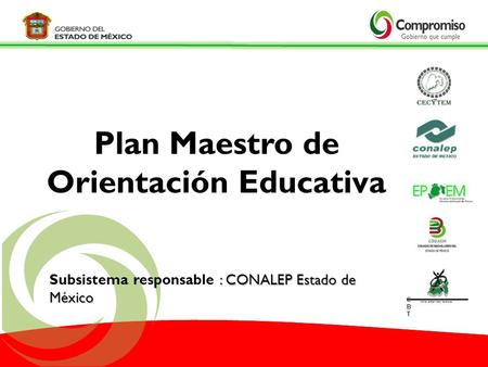 Plan Maestro de Orientación Educativa