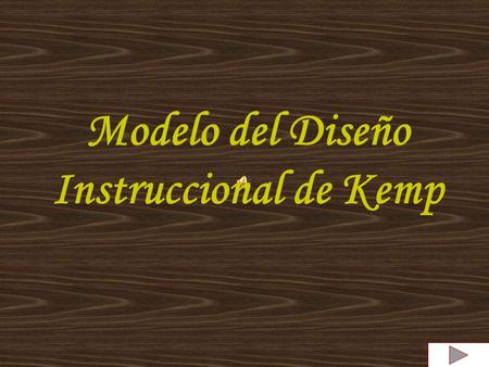 Modelo del Diseño Instruccional de Kemp