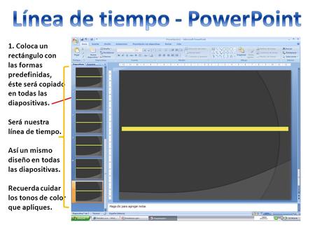 Línea de tiempo - PowerPoint