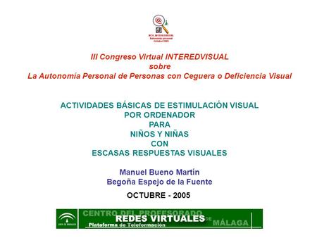 III Congreso Virtual INTEREDVISUAL sobre