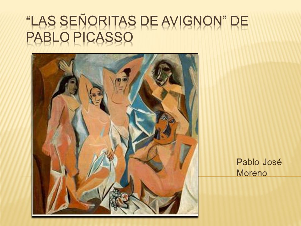 Las señoritas de Avignon” de Pablo Picasso - ppt video online descargar