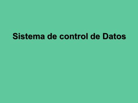 Sistema de control de Datos. Sistema de control de Datos Discretos. El muestreador es un mecanismo que entrega un tren de pulsos cuya amplitud corresponde.