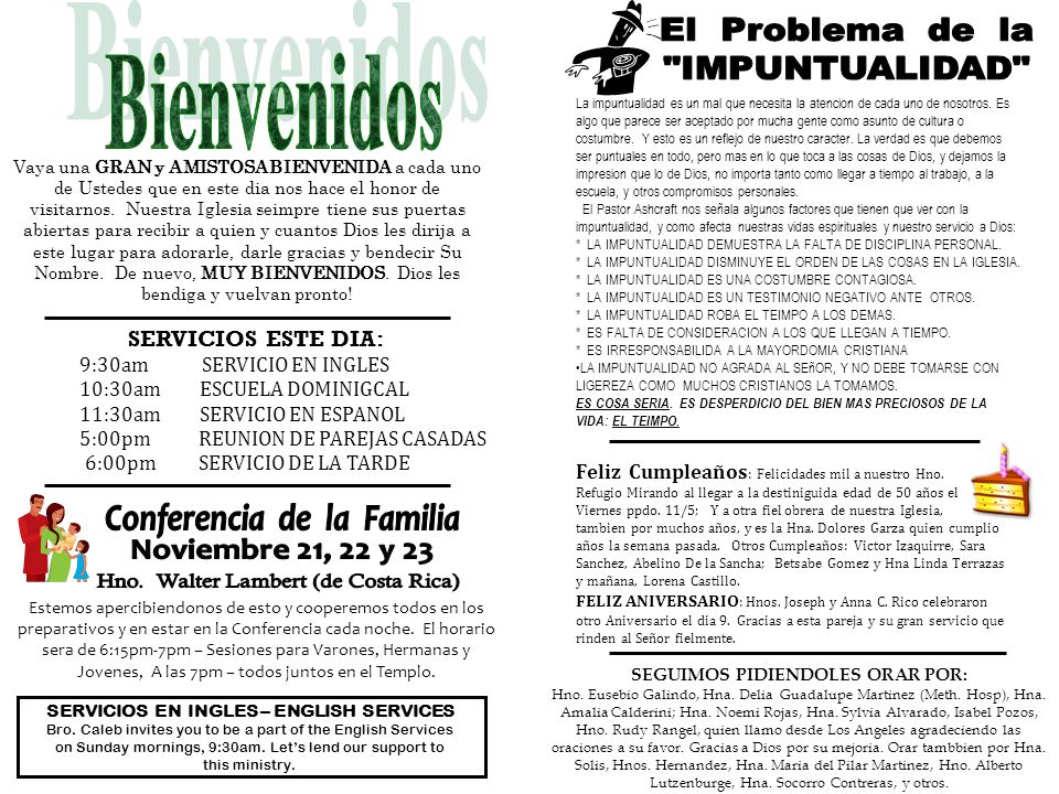 Vaya una GRAN y AMISTOSA BIENVENIDA a cada uno de Ustedes que en este dia nos hace el honor de visitarnos. Nuestra Iglesia seimpre tiene sus puertas abiertas. - ppt descargar Vaya una GRAN y AMISTOSA BIENVENIDA a cada uno de Ustedes que en este dia nos hace el honor de visitarnos. Nuestra Iglesia seimpre tiene sus puertas abiertas. - ppt descargar