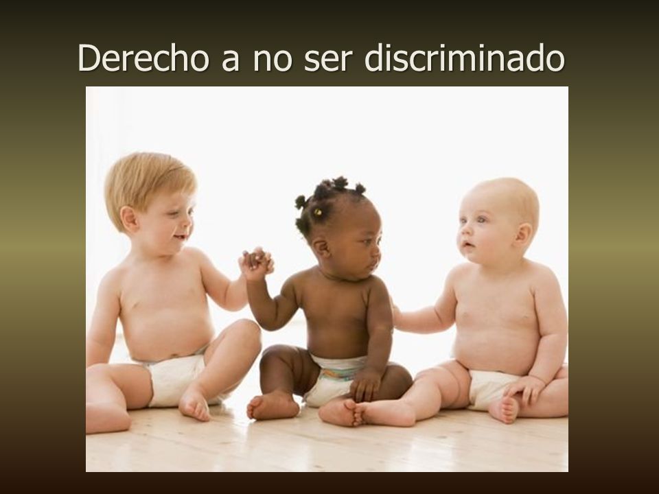 Resultado de imagen para derecho a no ser discriminado