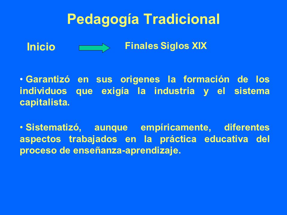 Pedagogía Tradicional - ppt video online descargar