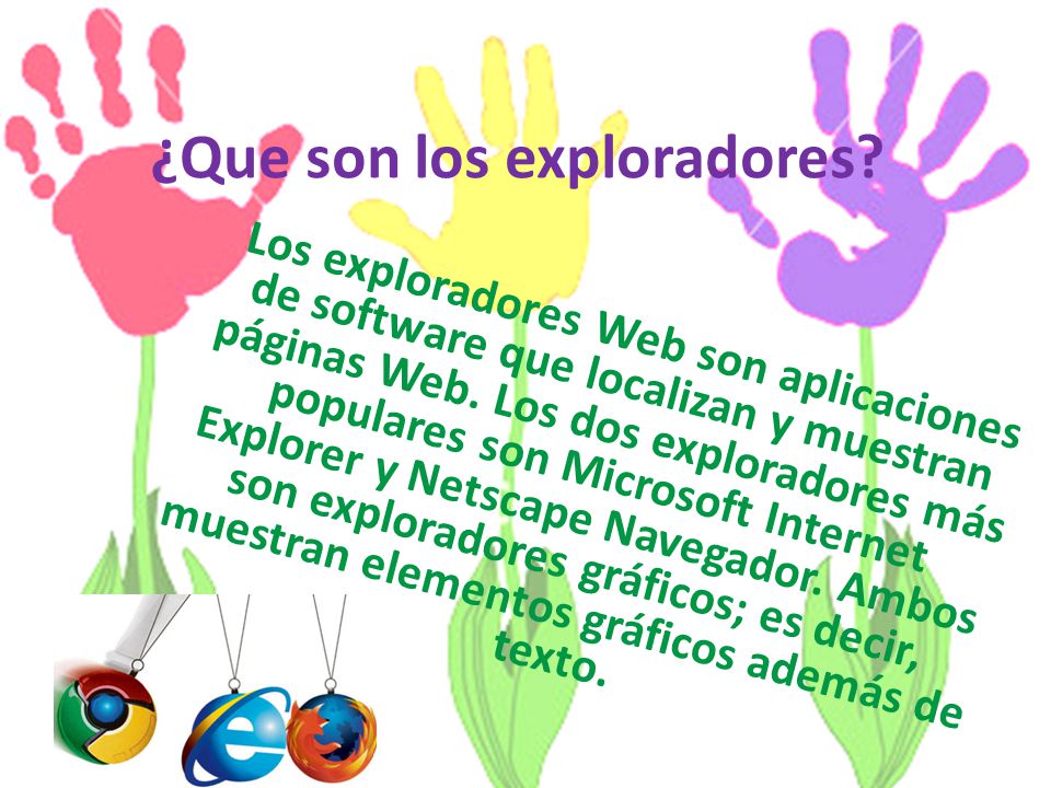Que son los exploradores? Los exploradores Web son aplicaciones de software  que localizan y muestran páginas Web. Los dos exploradores más populares  son. - ppt descargar