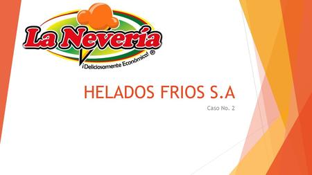 HELADOS FRIOS S.A Caso No. 2. Antecedentes  HELADOS FRIOS, S.A. cuenta con 20 años de experiencia en el mercado guatemalteco, operando varias tiendas.