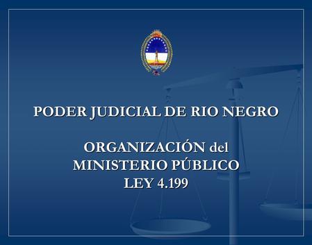 PODER JUDICIAL DE RIO NEGRO