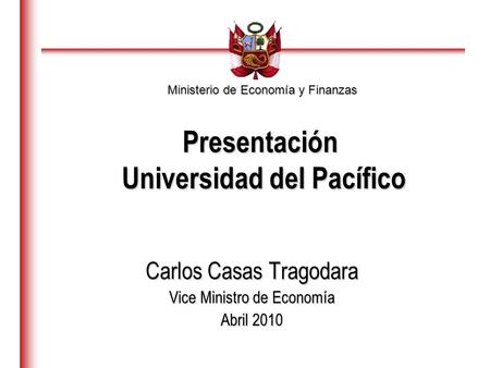 Presentación Universidad del Pacífico