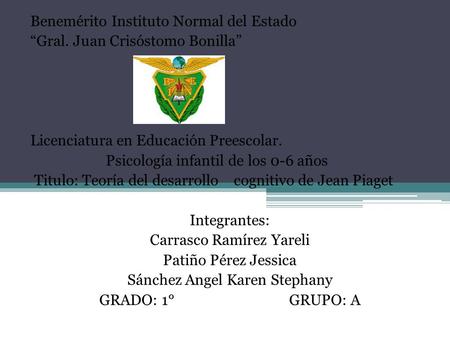 Benemérito Instituto Normal del Estado “Gral. Juan Crisóstomo Bonilla”