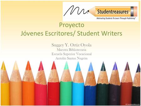 Proyecto Jóvenes Escritores/ Student Writers