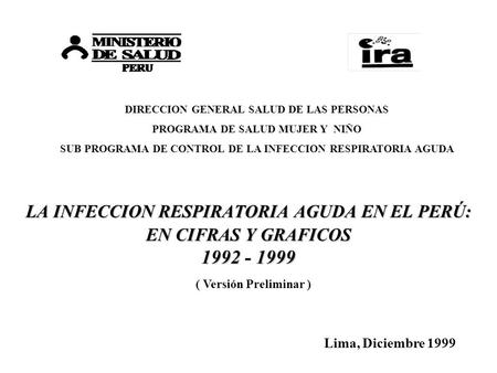 DIRECCION GENERAL SALUD DE LAS PERSONAS