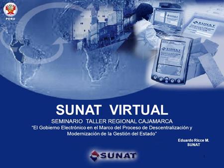 SUNAT VIRTUAL SEMINARIO TALLER REGIONAL CAJAMARCA