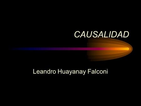 Leandro Huayanay Falconi