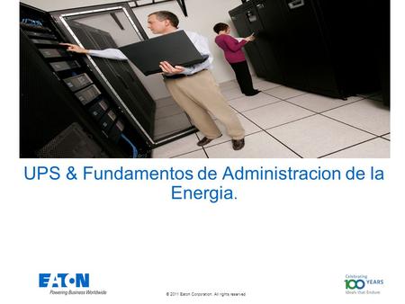 UPS & Fundamentos de Administracion de la Energia.