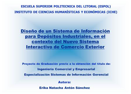 ESCUELA SUPERIOR POLITECNICA DEL LITORAL (ESPOL)