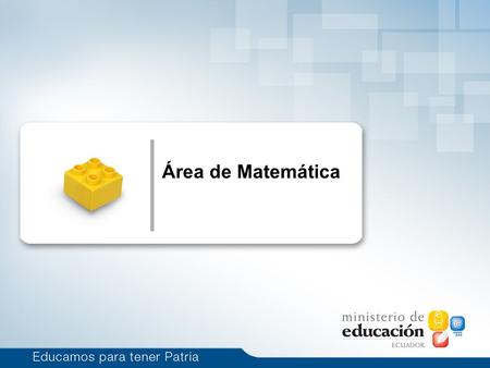 Área de Matemática.