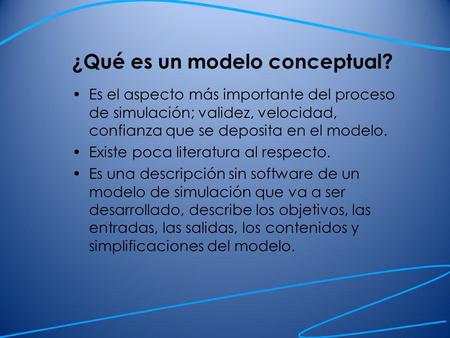 ¿Qué es un modelo conceptual?