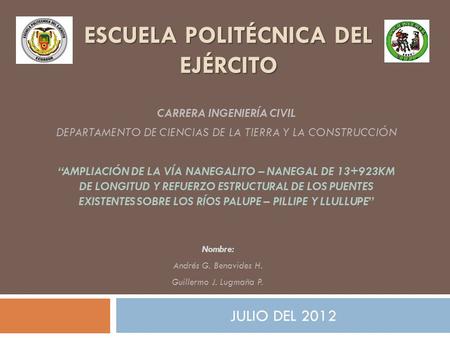 Escuela politécnica del ejército