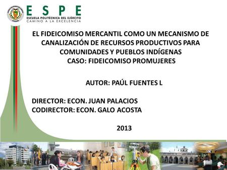 CASO: FIDEICOMISO PROMUJERES