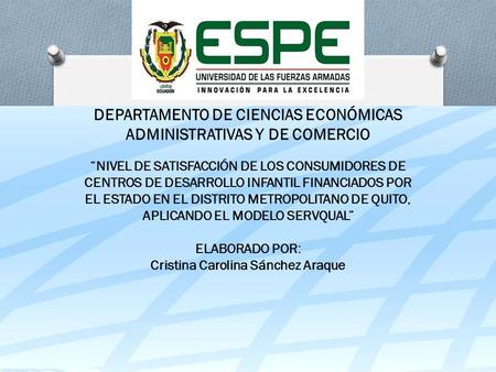 DEPARTAMENTO DE CIENCIAS ECONÓMICAS ADMINISTRATIVAS Y DE COMERCIO