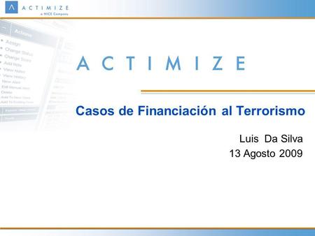 Casos de Financiación al Terrorismo