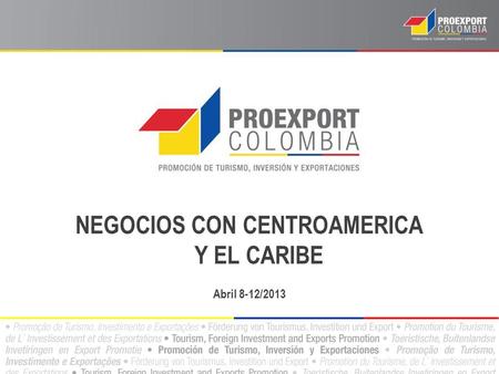 NEGOCIOS CON CENTROAMERICA Y EL CARIBE
