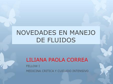 NOVEDADES EN MANEJO DE FLUIDOS