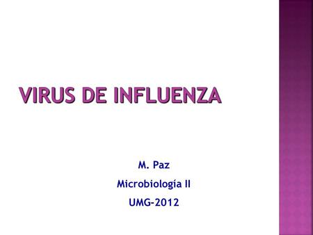 M. Paz Microbiología II UMG-2012. La causa más frecuente de enfermedades infecciosas. Primera causa de consulta médica. Alto costo económico para el país.