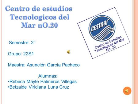 Centro de estudios Tecnologicos del Mar nO.20