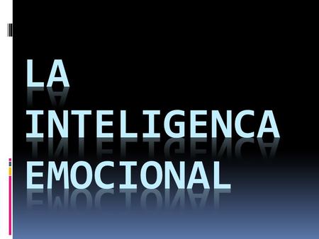  Es el titulo de un libro publicado en 1995 que revoluciono la psicología.  En el se expone una serie de aspectos relacionados con las emociones y la.