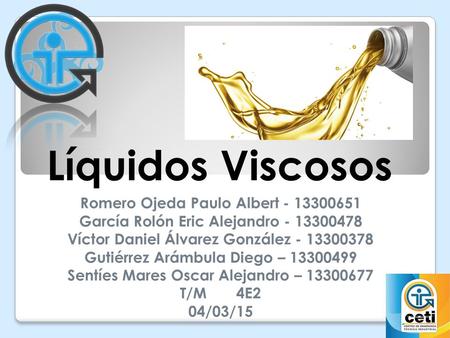 Líquidos Viscosos Romero Ojeda Paulo Albert