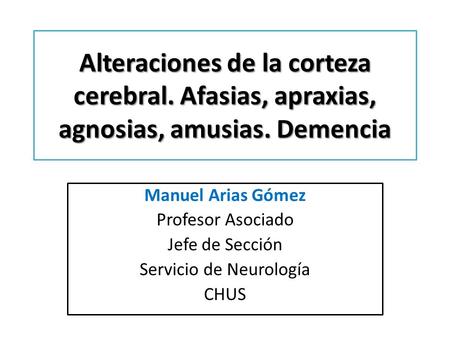 Servicio de Neurología