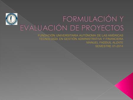  El término proyecto es utilizado en todas nuestras actividades. No es necesario ser un gerente para tener que ver con proyectos.  Proyecto es algo.