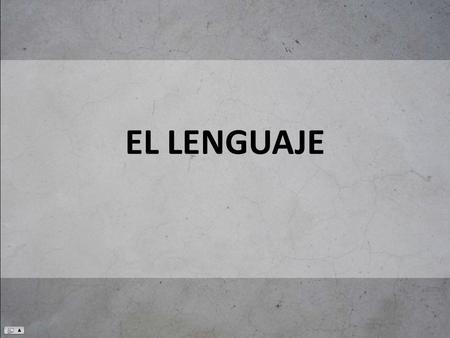 EL LENGUAJE.