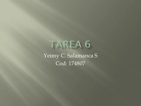 Yeimy C. Salamanca S Cod: 174807. Calcular el campo electrico producido por una carga de 10 C, percibido a una distancia de 20 cm.
