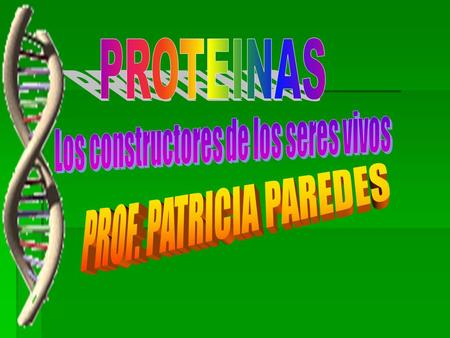 Los constructores de los seres vivos