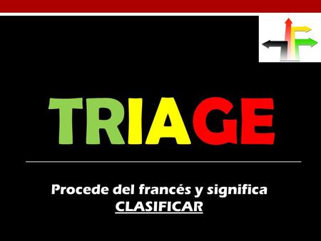 Procede del francés y significa CLASIFICAR