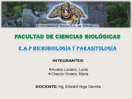 FACULTAD DE CIENCIAS BIOLÓGICAS e.a.p microbiología y parasitología